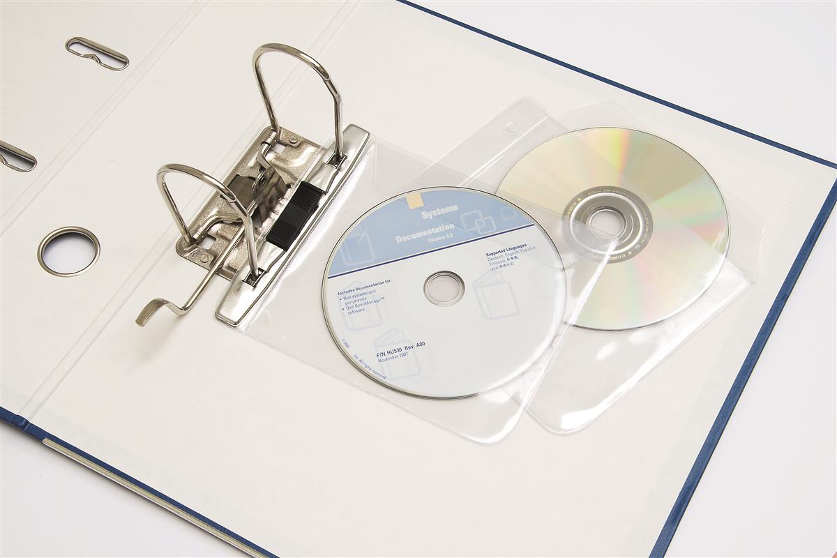 Кармашки для CD дисков в папках-регистраторах