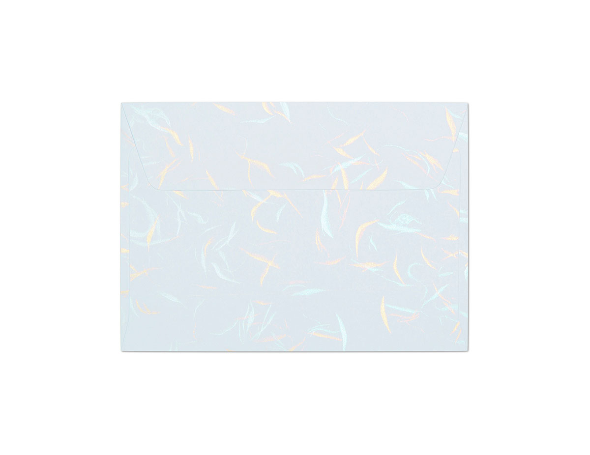 Decorative envelope Wind white C6