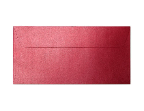 Decorative envelope Pearl red DL