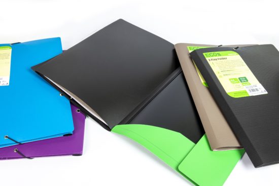 ECO 3 FLAP FOLDER WITH A NOTEBOOK