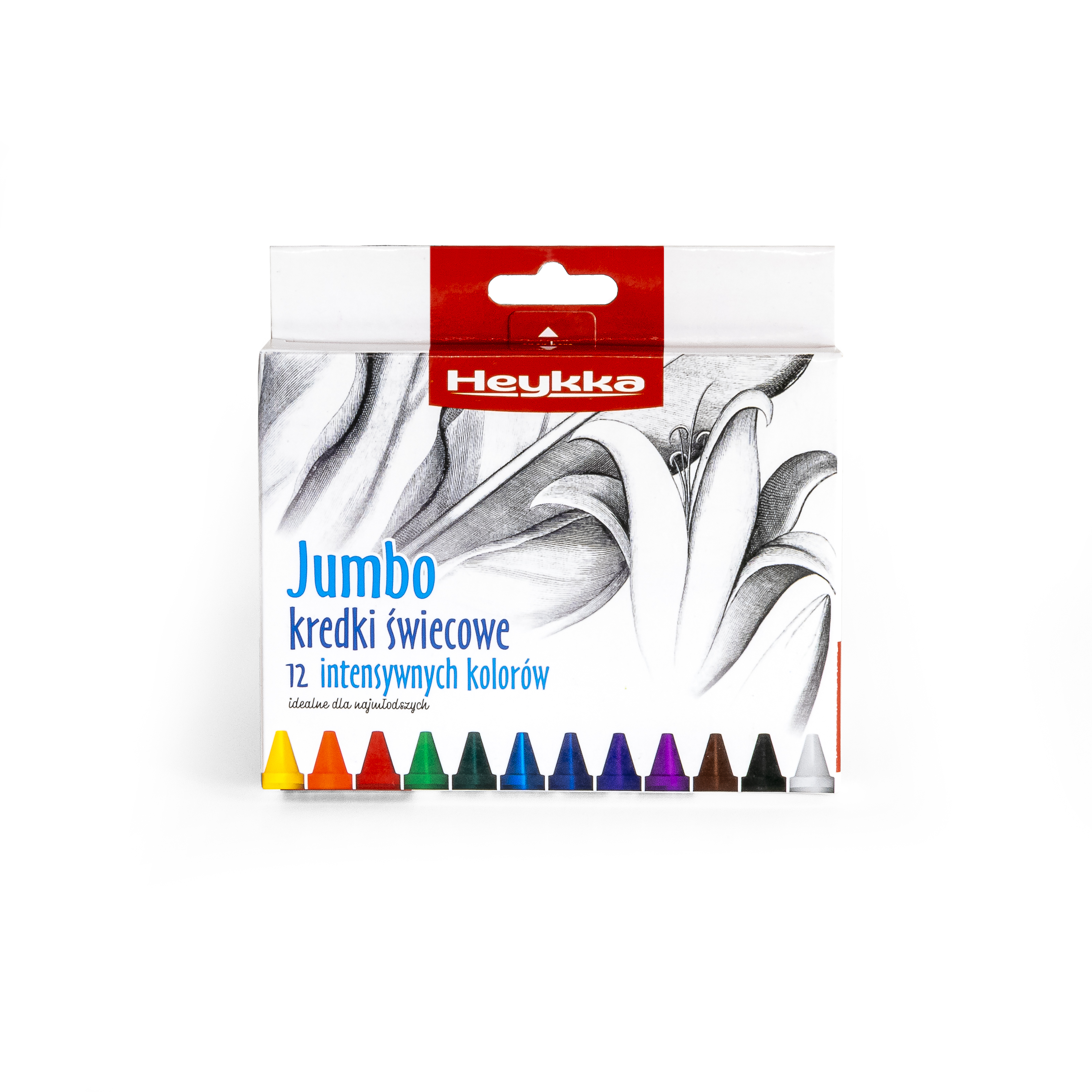 Восковые карандаши Jumbo 12 штук