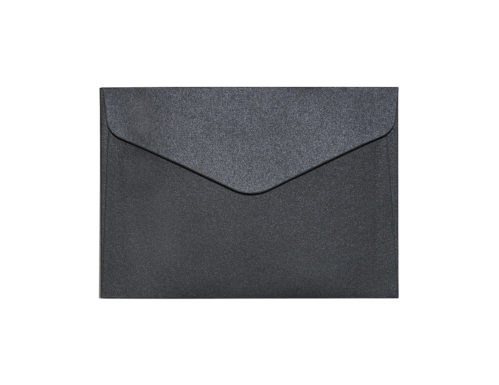 Decorative envelope Pearl black C6