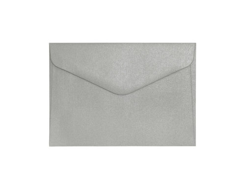 Decorative envelope Pearl silver C6