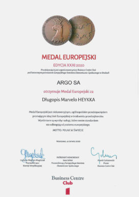 EUROPEAN MEDAL FOR MINTRA HOME PRODUCTS