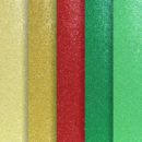 Karton brokatowy MIX A4 - kolory