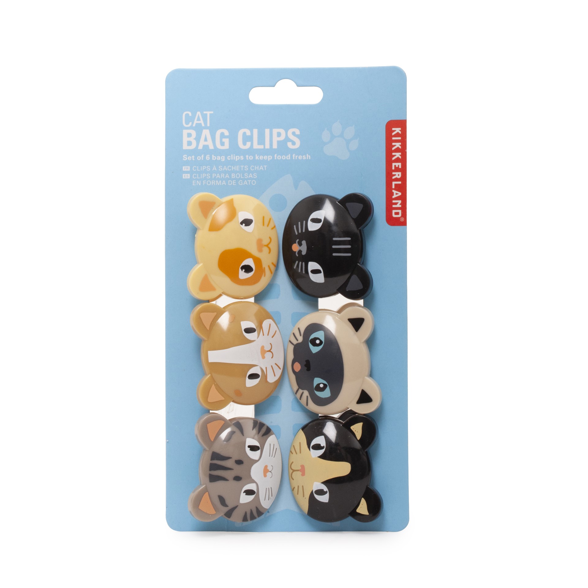 Cat bag clips S/6