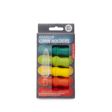 Rainbow Corn Holders S/6