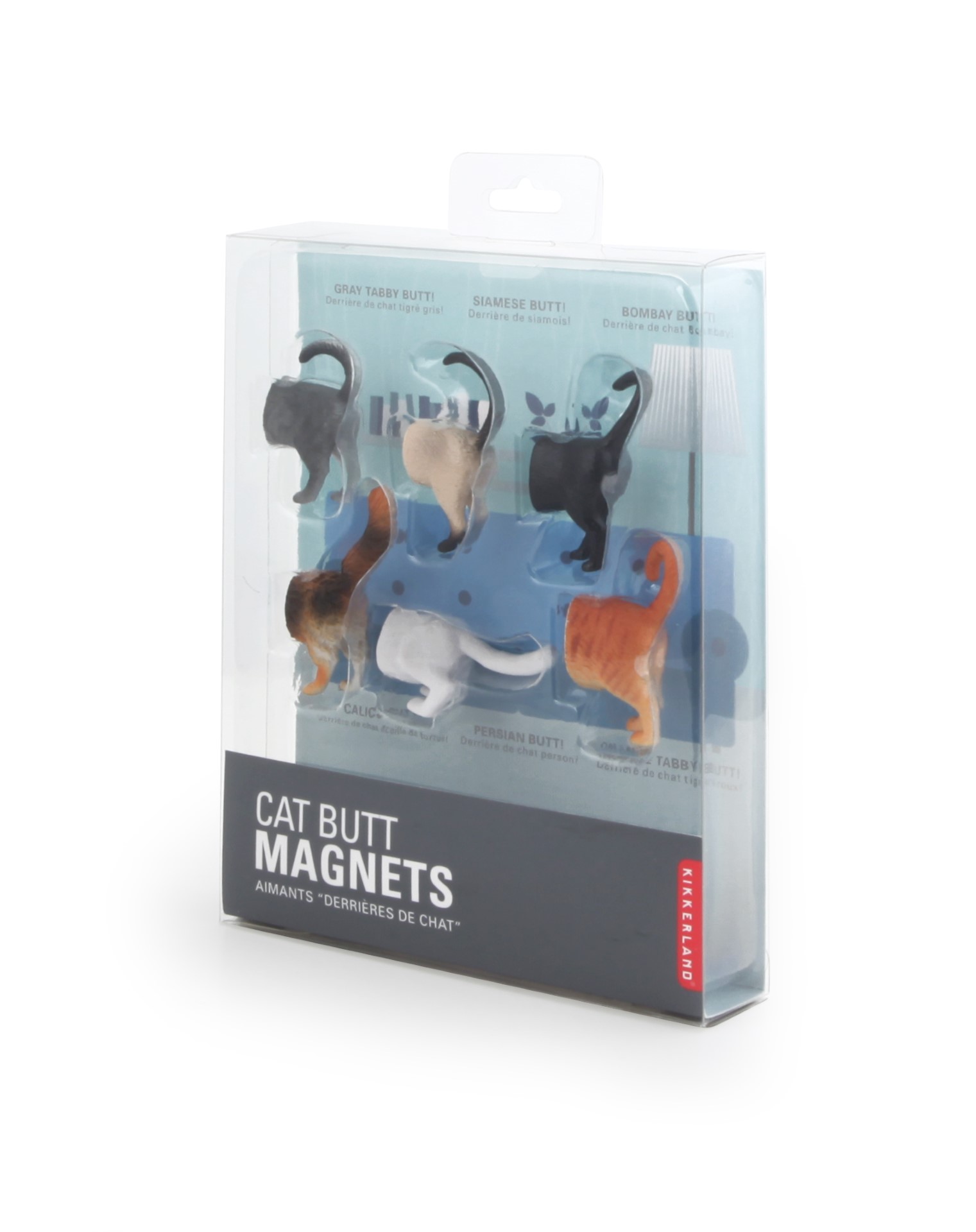 Zestaw 6 magnesów - Ogon kota