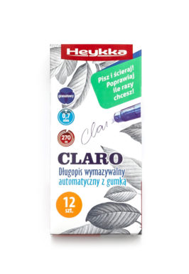 Długopis wymazywalny automatyczny CLARO 12 sztuk