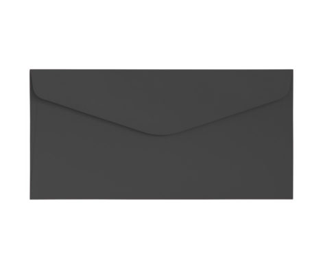 Decorative Envelope Smooth black DL
