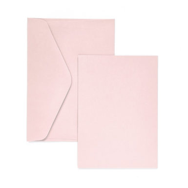 Набор бумаги базовый для приглашений А6+С6 розовый