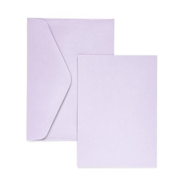 Card base A6+C6 for creation of invitations lavender
