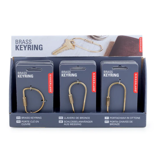 Brass Keyrings Assorted