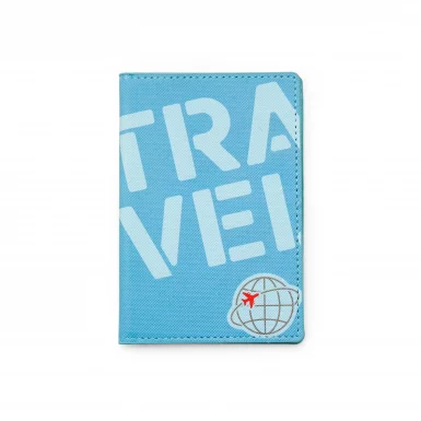 Blue Jet Set Passport Case