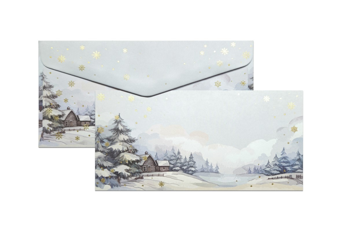 Set – card and envelope DL MAGICAL WINTER