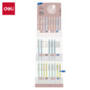Display Set z długopisami żelowymi Deli Linfini EG338-J 102 sztuki