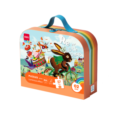 Puzzle Deli EH743 w walizce 57 el.