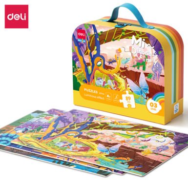Puzzle Deli EH744 w walizce 89 el.