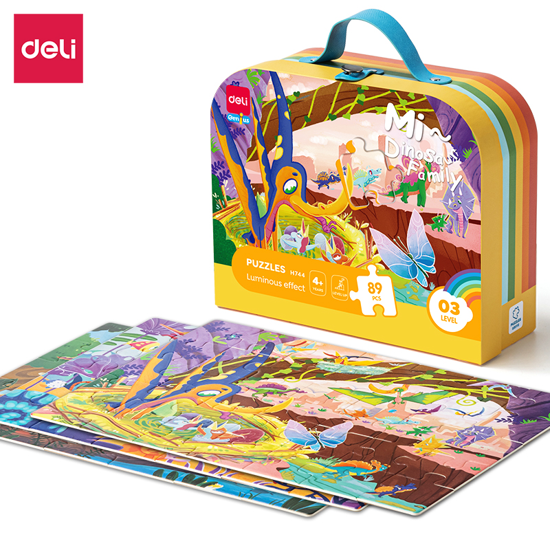 Puzzle Deli EH744 w walizce 89 el.