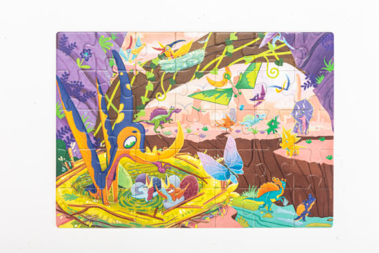 Puzzle Deli EH744 w walizce 89 el.