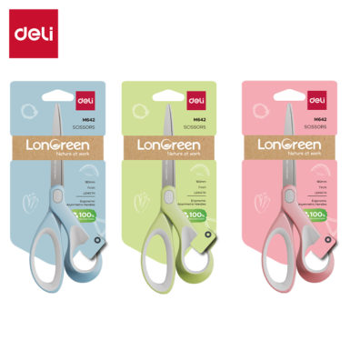 Nożyczki Comfort Deli EM642 LonGreen