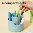 Organizer na biurko obrotowy Deli EZ417 LonGreen