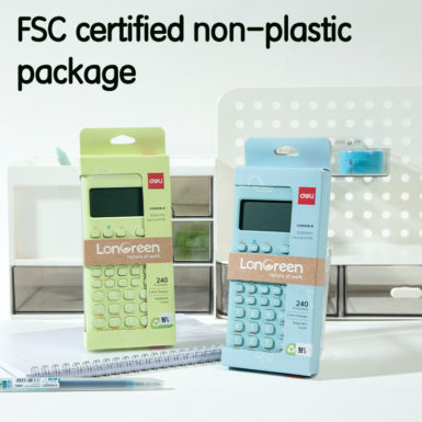 Kalkulator naukowy Deli ED240SR LonGreen