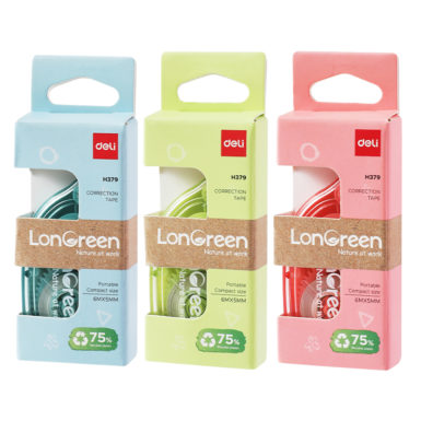 Korektor w taśmie Deli EH379 LonGreen