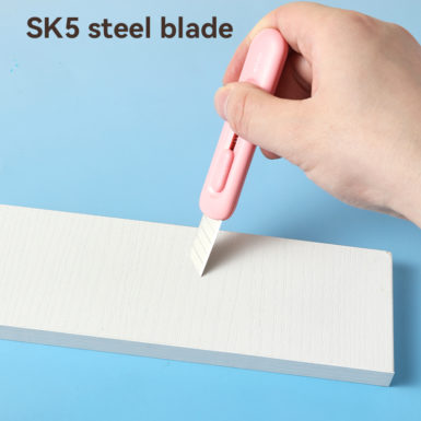 Nożyk biurowy mini Deli EM410 LonGreen