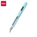 Nożyk biurowy Deli EM411 LonGreen