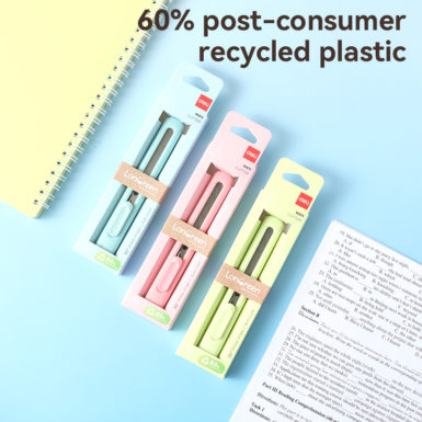 Nożyk biurowy Deli EM411 LonGreen