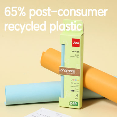 Długopis kulkowy Deli EQ42E LonGreen