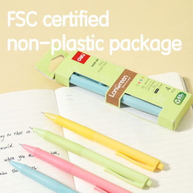 Długopis kulkowy Deli EQ42E LonGreen